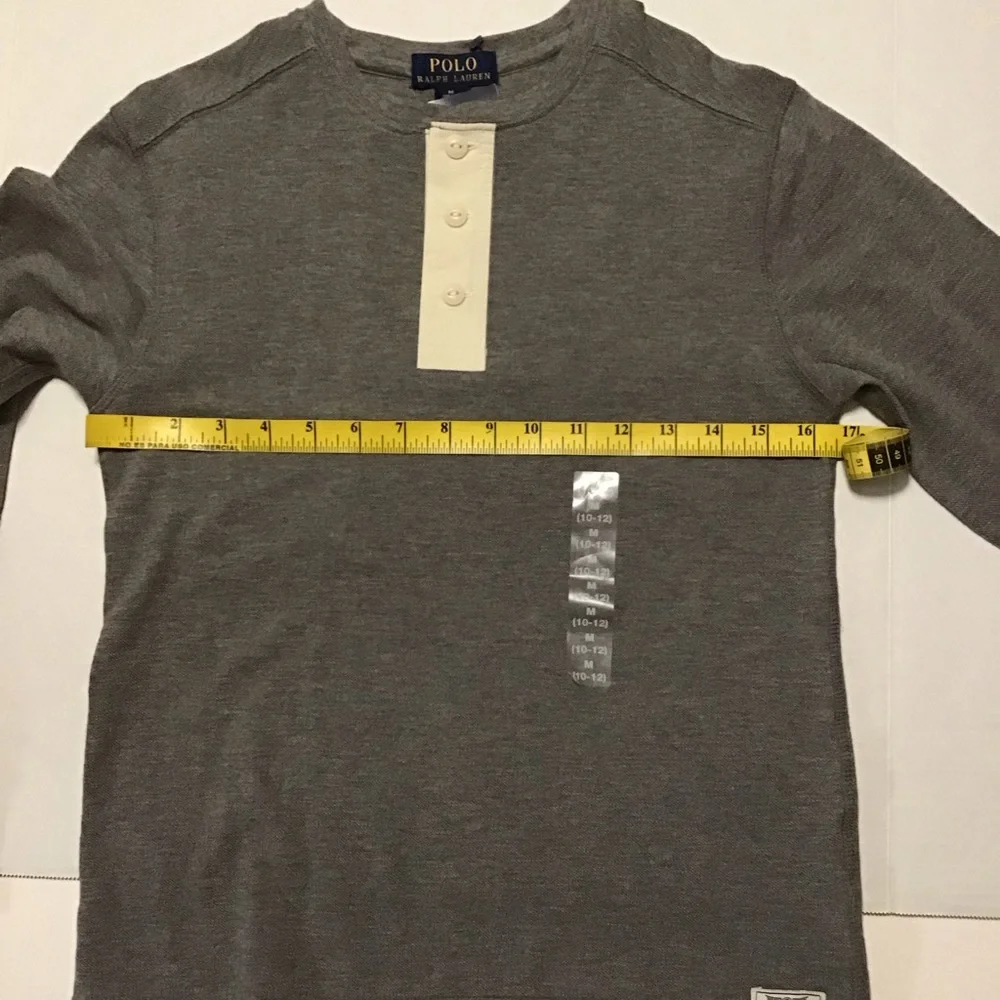 Polo Ralph Lauren boys henley shirt long sleeve - Picture 4 of 10
